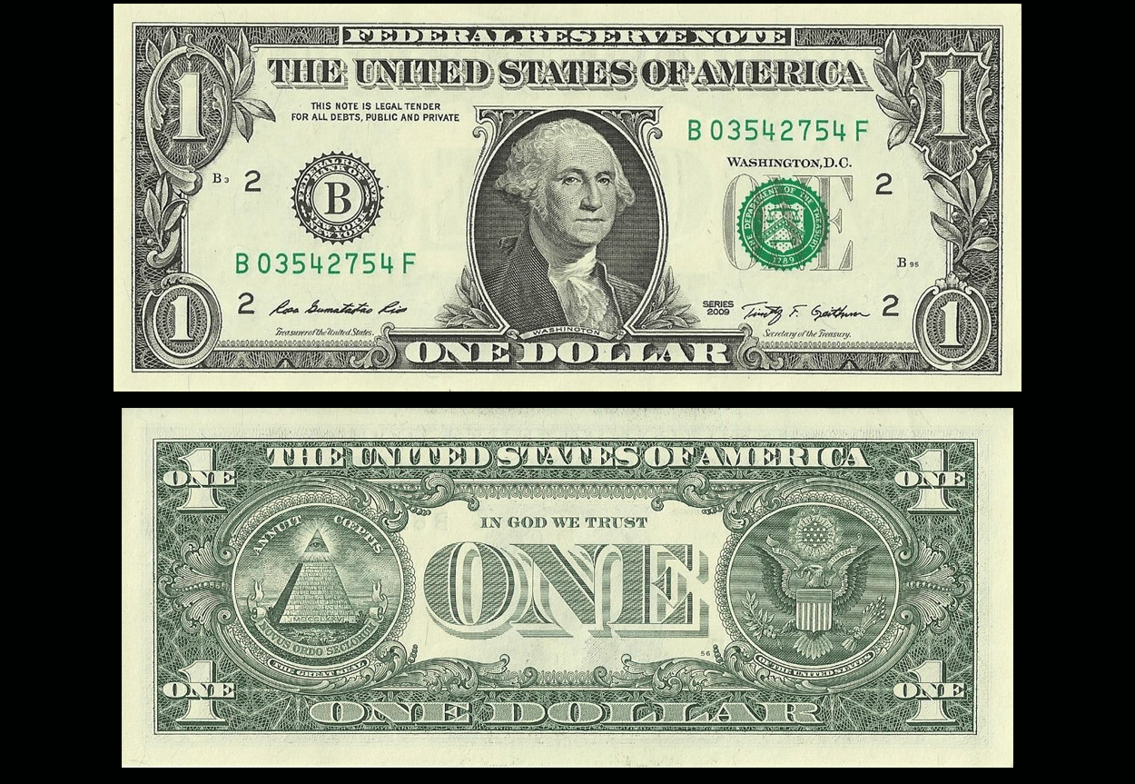 Notes For The Graphic Designer Of The American One Dollar Bill 